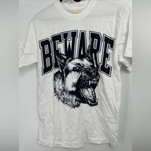 CHINATOWN MARKET STUDIOS BEWARE OF DOG TEE Shirt Size M New